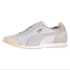 PUMA Roma Luxe Nylon + Leather Sneaker